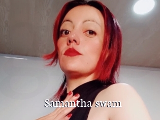 Samantha_swam